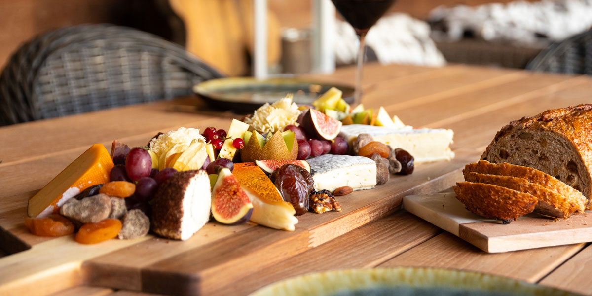 Cheese on a plate